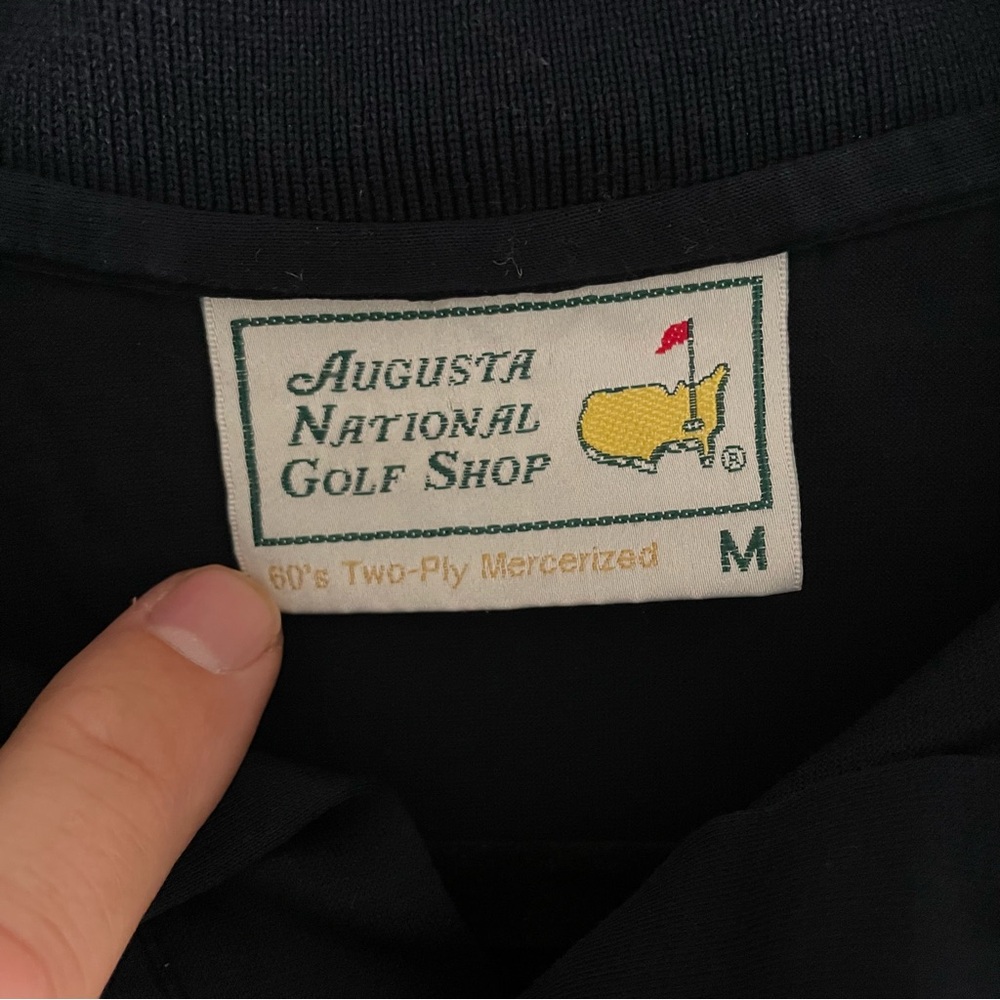 Master's Golf Navy-Blue Cotton Golf Polo M - Picture 9 of 11